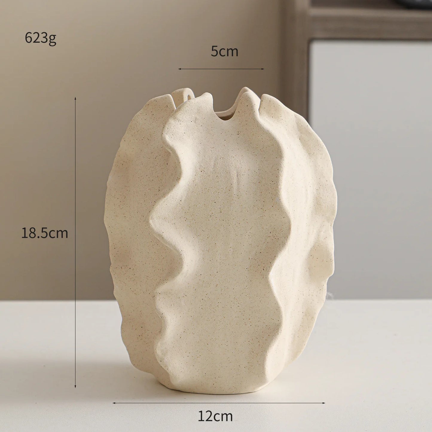Nutshell Ceramic Conch Design Vase - Elegant Nordic Home Decor