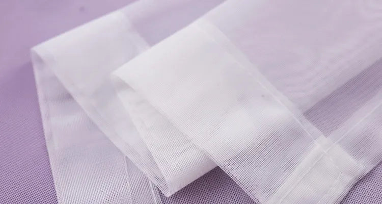 Double Layer Sheer Star Curtains - Blackout