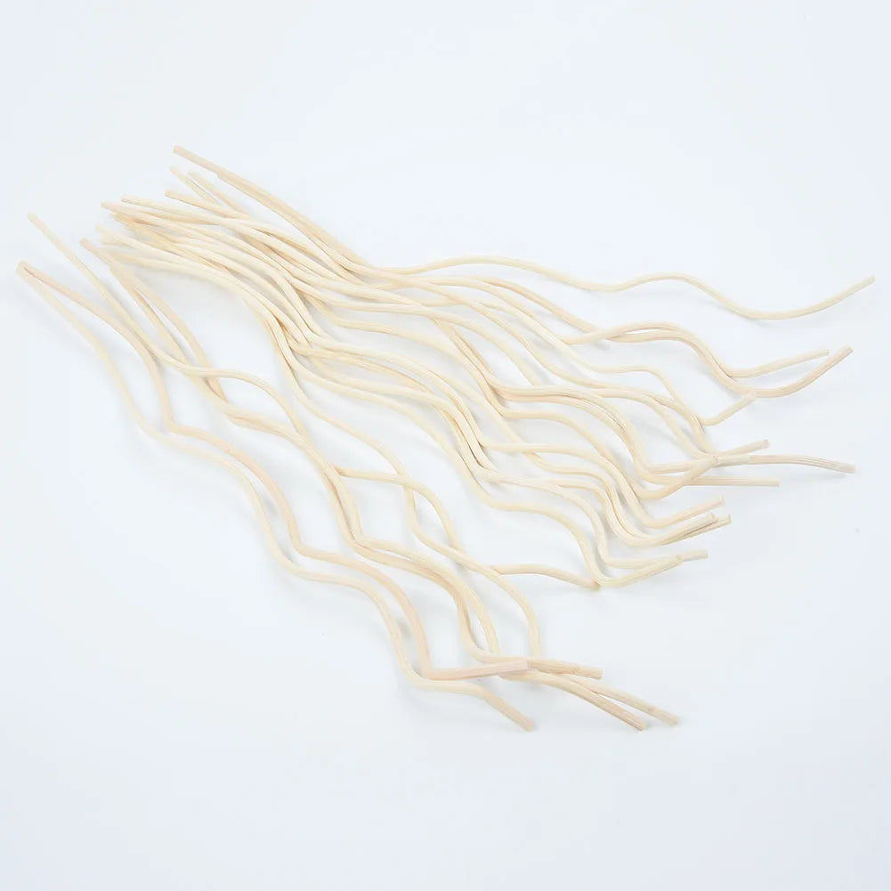 Nutshell aromatherapy wavy reed diffuser sticks in natural color for home fragrance