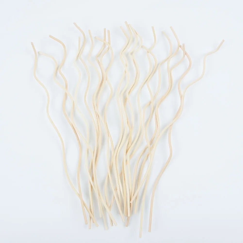 Nutshell aromatherapy wavy reed diffuser sticks natural wooden scent diffuser accessories