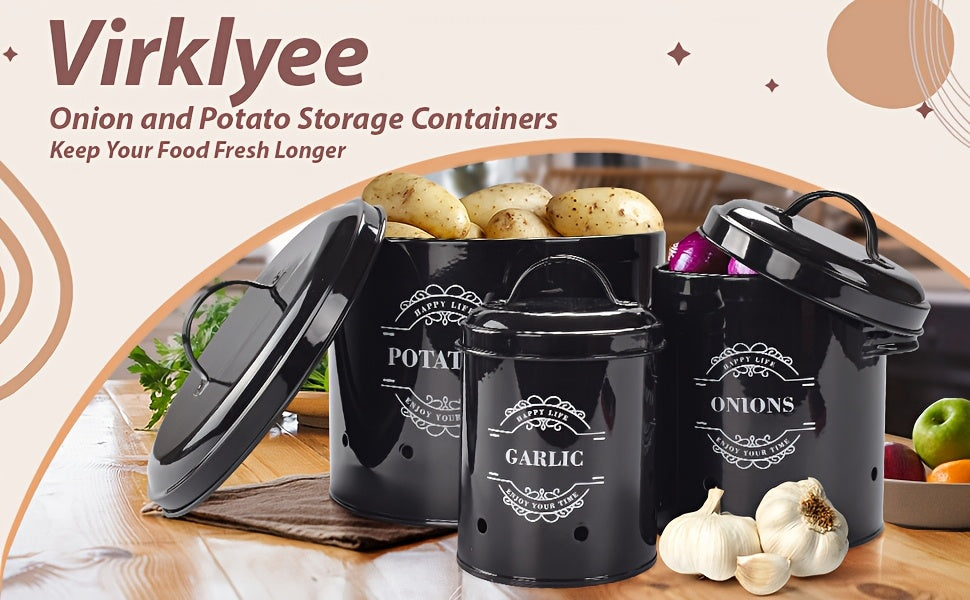 Nutshell Virklyee Onion and Potato Storage Containers for effective homeware food storage solutions