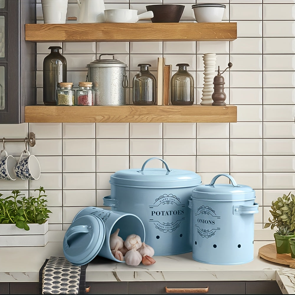 Nutshell Kitchen Organiser with Blue Food Storage Containers for homeware food storage solutions