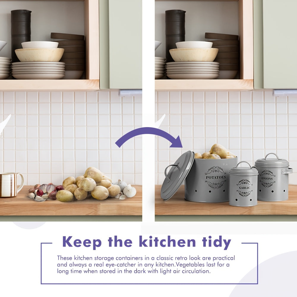 Nutshell Kitchen Organiser with food storage solutions in a retro design for a tidy kitchen