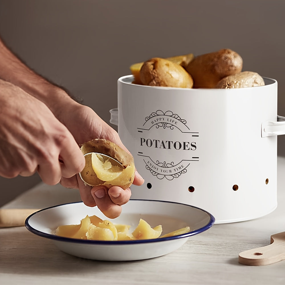 Nutshell Kitchen Organiser for homeware food storage solutions with pots for potatoes and vegetables