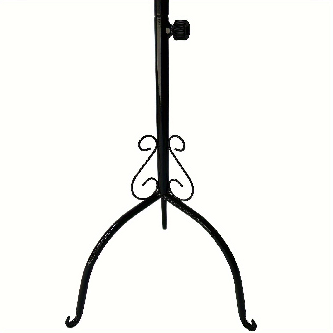 Iron Female Mannequin Stand with Adjustable Height and Elegant Curved Base Design