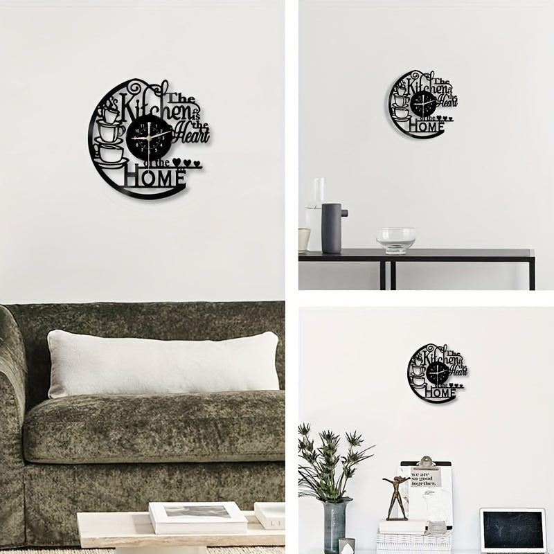 Nutshell vintage kitchen wall clock for adding charm to your kitchen decor