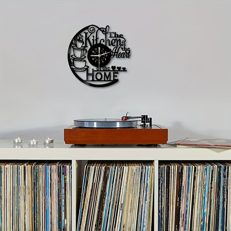 Nutshell vintage kitchen wall clock with a charming design for a cozy home atmosphere