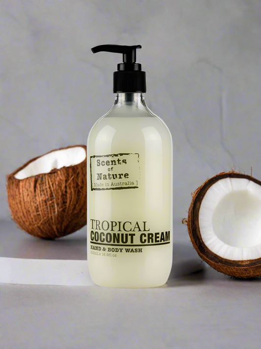 Tropical Coconut Scents of Nature Hand and Body Wash 500mL