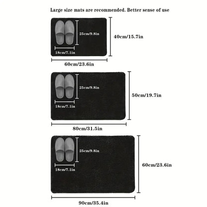 Nutshell 3D non slip bathroom mat in various sizes for safety and comfort in your bathroom