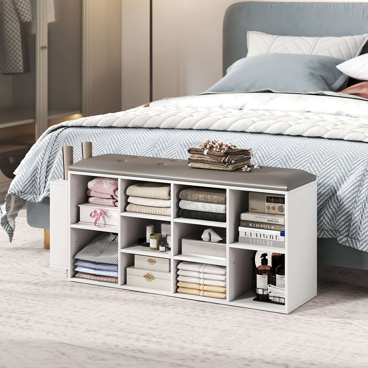 Nutshell Entryway Shoe Rack with Umbrella Holder