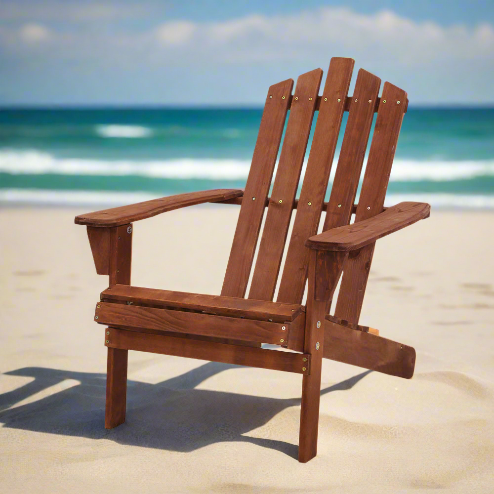 Nutshell Adirondack Chair - Classic Outdoor Wooden Design