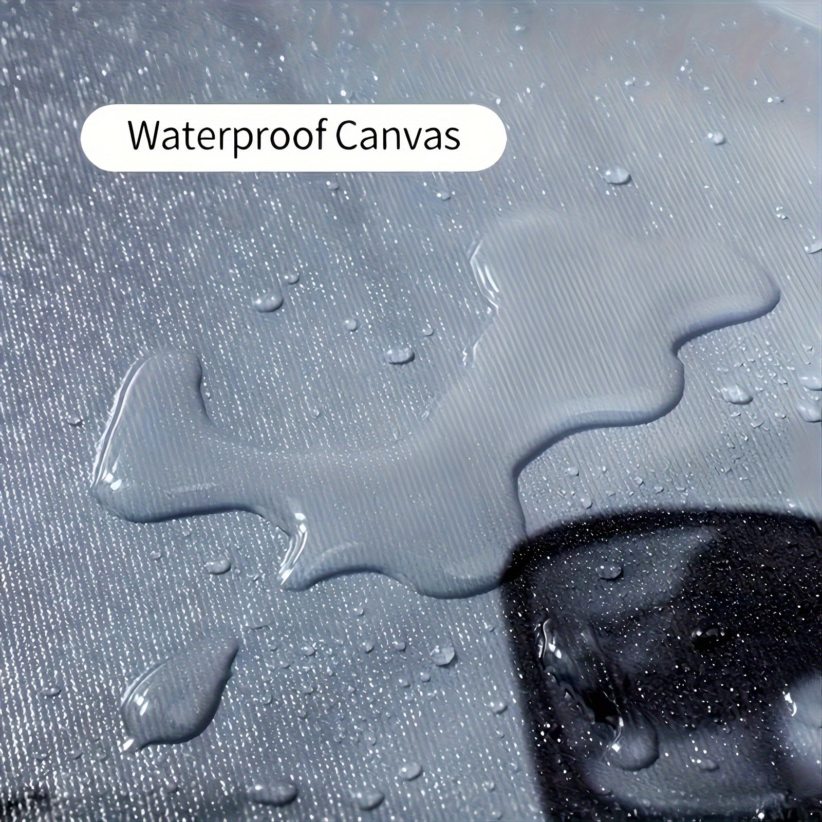 Close-up of a waterproof canvas showcasing durability for 7 rules of life wall art