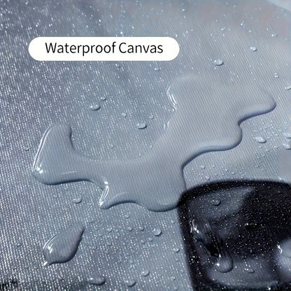 Close-up of a waterproof canvas showcasing durability for 7 rules of life wall art
