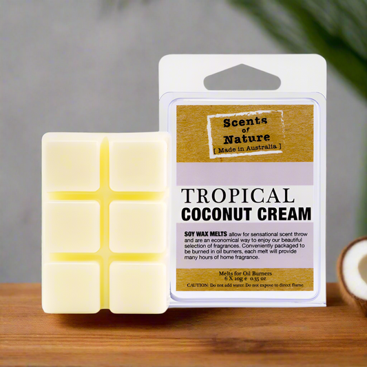 Tropical Coconut Cream Scents of Nature Soy Wax Melts