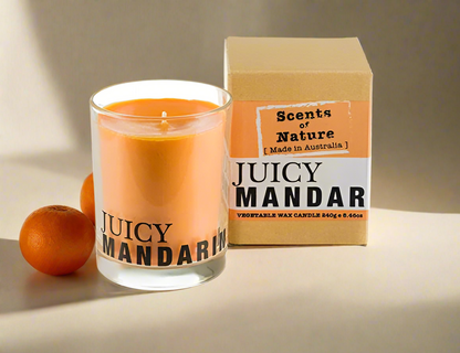 Scents of Nature Soy Candle 240g - Juicy Mandarin