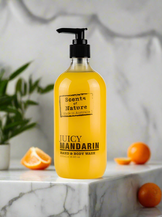 Juicy Mandarin Scents of Nature Hand and Body Wash 500mL