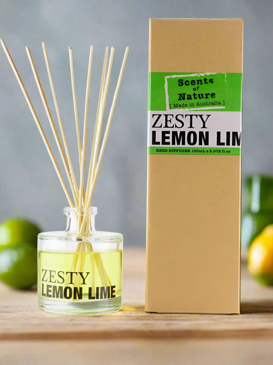 Zesty Lemon Lime - Scents of Nature Reed Diffuser 150mL