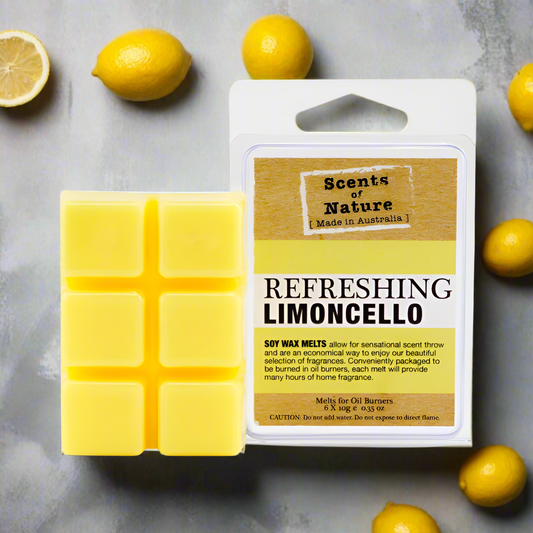 Refreshing Limoncello Scents of Nature Soy Wax Melts