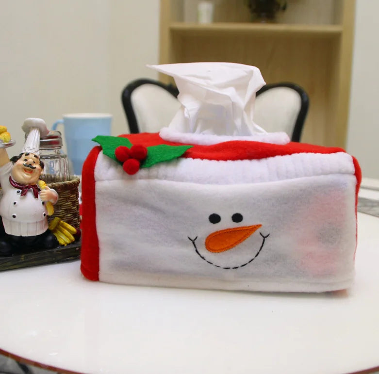 Christmas Tissue Box Cover - Festive Decor