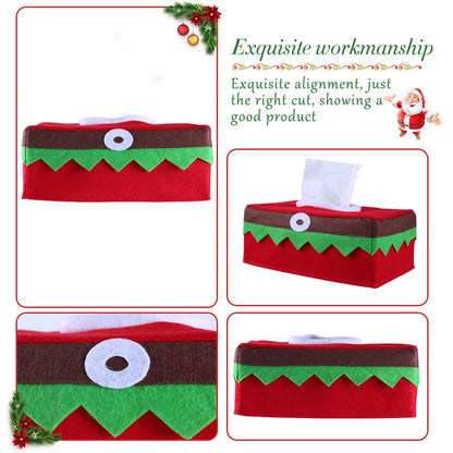 Christmas Tissue Box Cover - Festive Decor