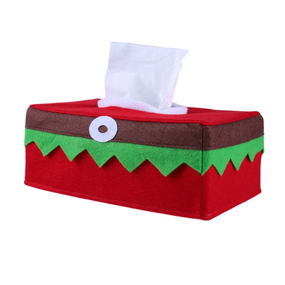 Christmas Tissue Box Cover - Festive Decor