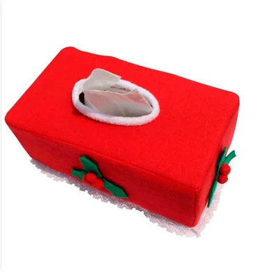 Christmas Tissue Box Cover - Festive Decor