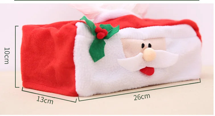 Christmas Tissue Box Cover - Festive Decor