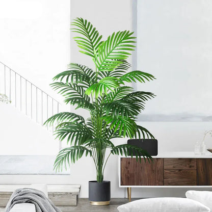 Large Artificial Palm Tree Monstera Branch