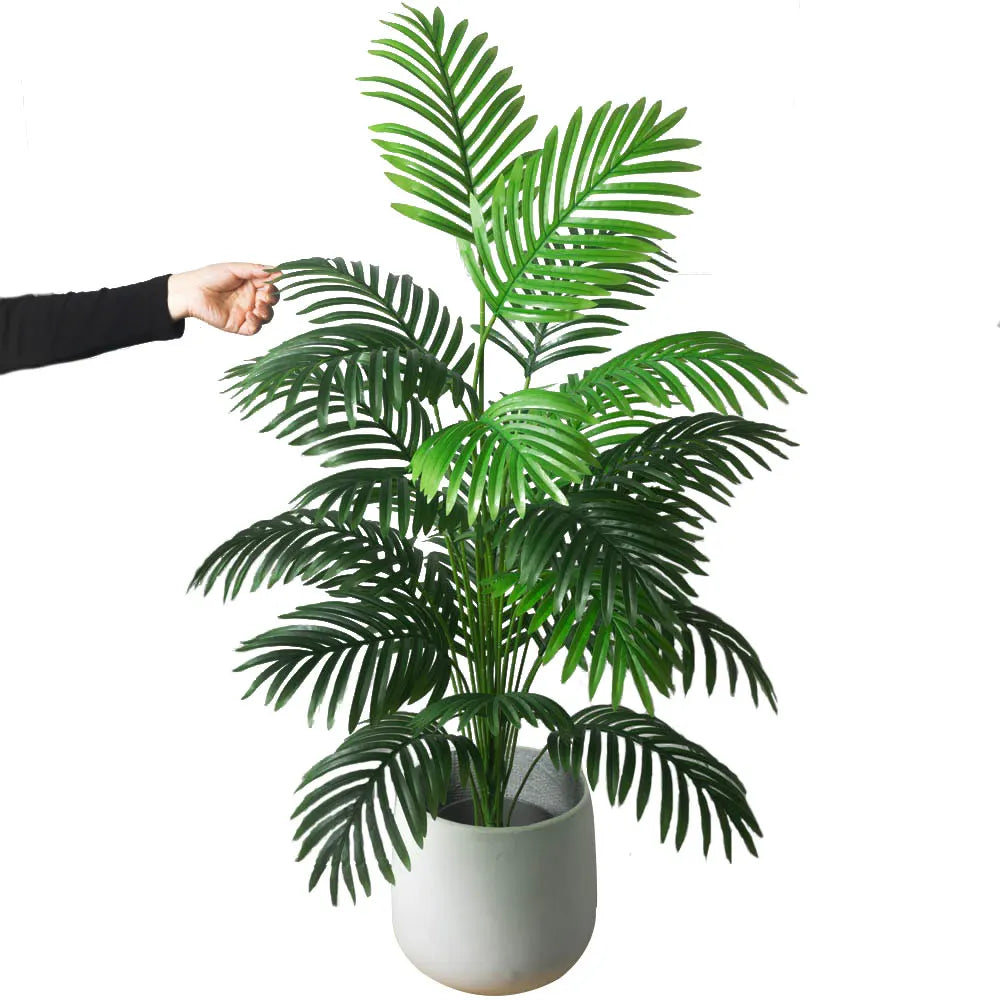 Large Artificial Palm Tree Monstera Branch