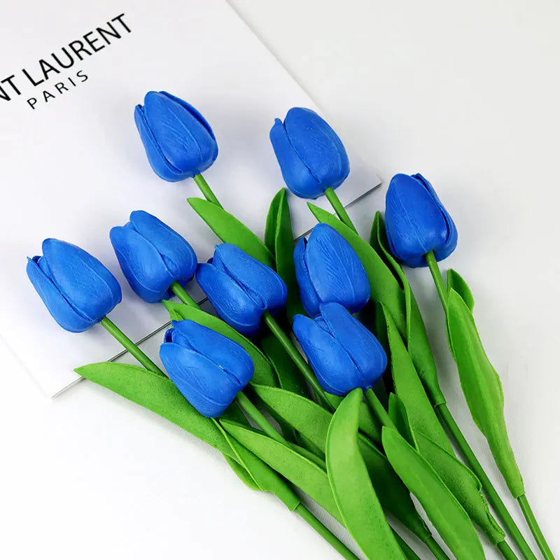 Nutshell Realistic Artificial Tulip Bouquet for Home Decor