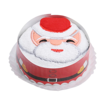 Christmas Cake Shaped Hand Towels Set