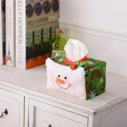 Christmas Tissue Box Cover - Festive Decor