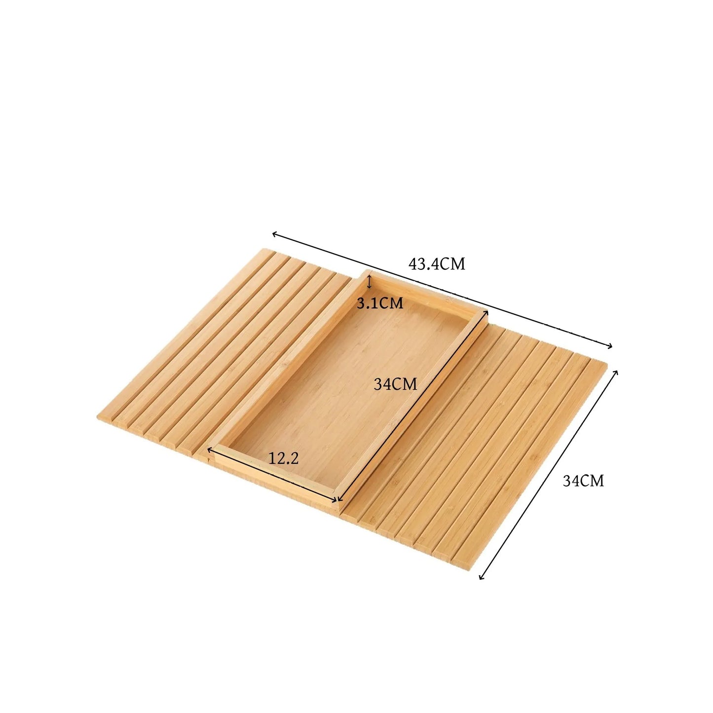 Bamboo Armrest Tray for Stylish Home Decor