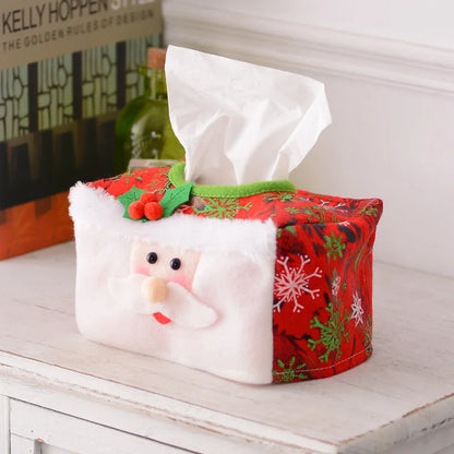 Christmas Tissue Box Cover - Festive Decor