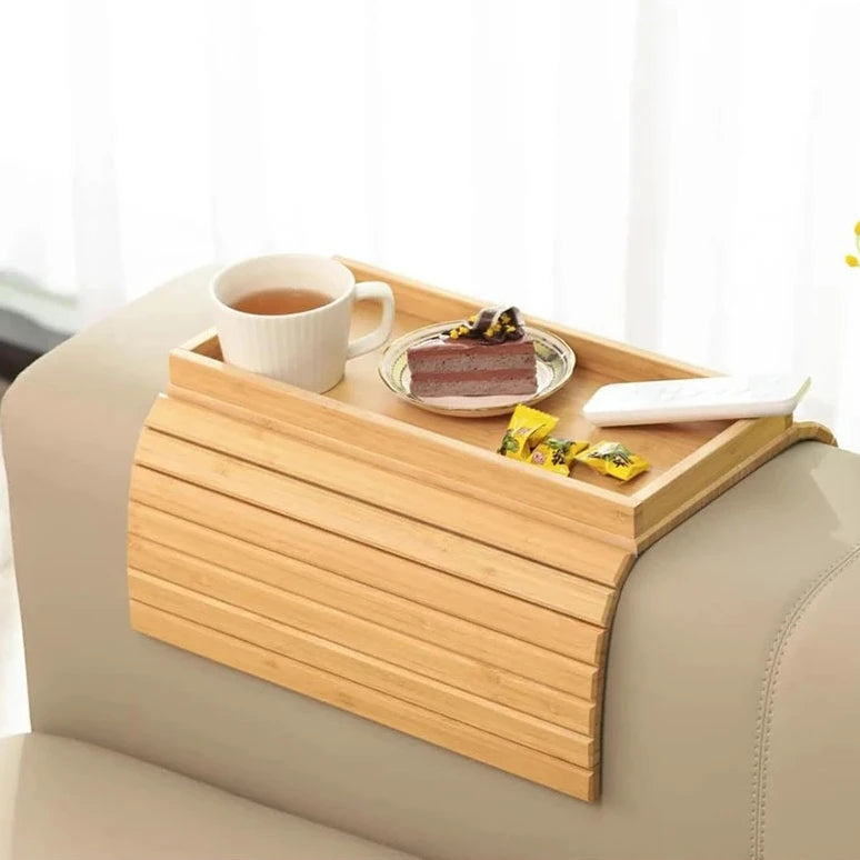 Bamboo Armrest Tray for Stylish Home Decor