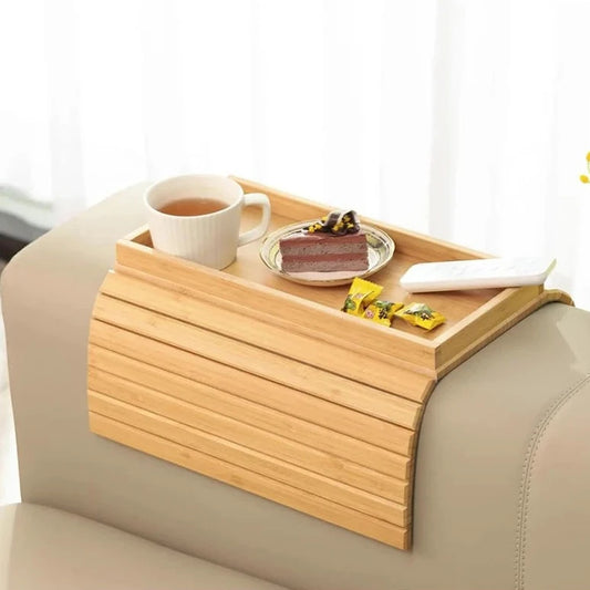 Bamboo Armrest Tray for Stylish Home Decor