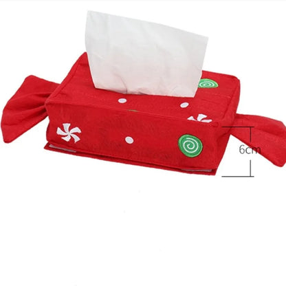 Christmas Tissue Box Cover - Festive Decor
