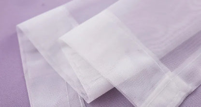 Double Layer Sheer Star Curtains - Blackout