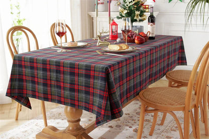 Christmas Plaid Tablecloth for Festive Decor