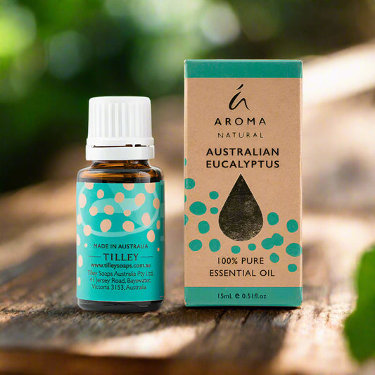 Nutshell Essential Oil 15mL bottle with Australian eucalyptus scent and natural packaging