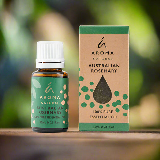 Nutshell Essential Oil 15mL Australian Rosemary 100 percent pure natural aroma bottle with packaging