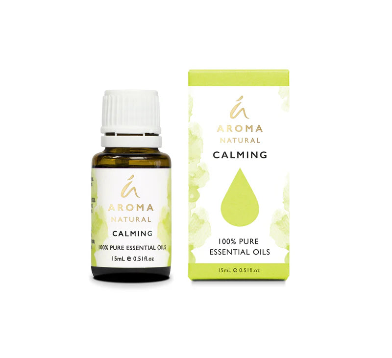 Nutshell calming Essential Oil Blend bottle and box with 100 percent pure essential oils 15ml
