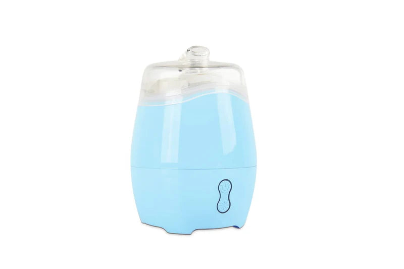Nutshell Aroma Natural Vaporiser - Blue diffuser with transparent top and simple design