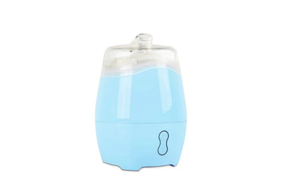 Nutshell Aroma Natural Vaporiser - Blue diffuser with transparent top and simple design