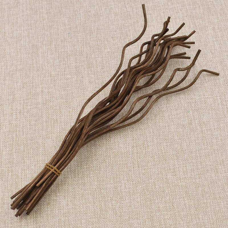 Nutshell aromatherapy wavy reed diffuser sticks bundle for enhanced fragrance diffusion