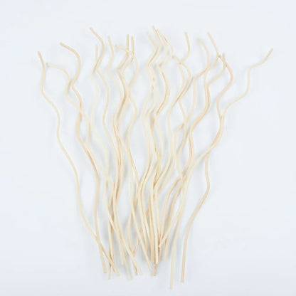 Nutshell aromatherapy wavy reed diffuser sticks natural wooden scent diffuser accessories