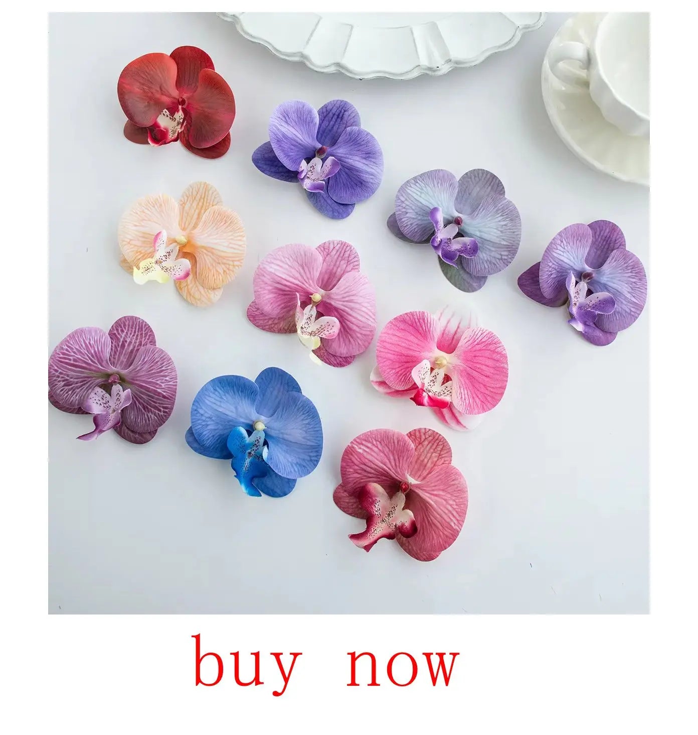 Colorful collection of artificial eucalyptus bouquet featuring vibrant flowers for home decor