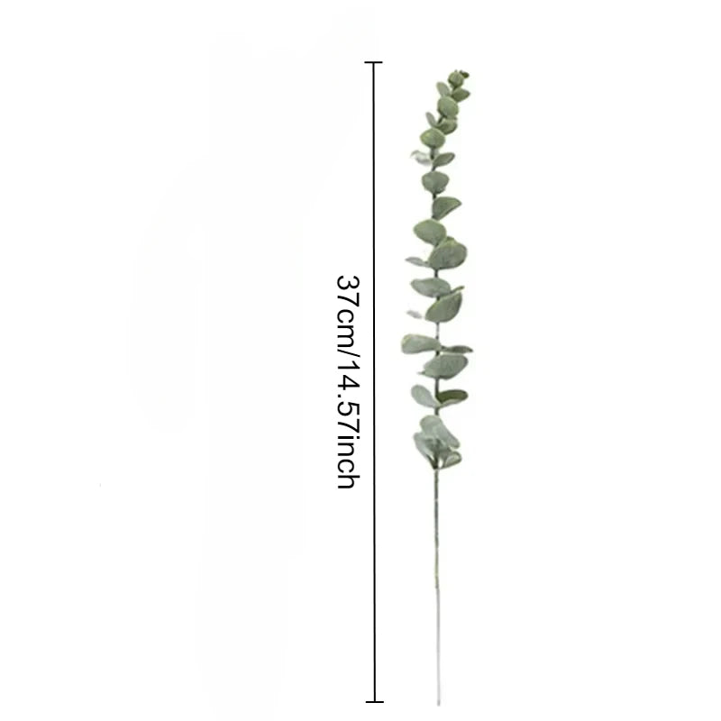 Artificial eucalyptus wall hanging decor 37cm in height for stylish home arrangements