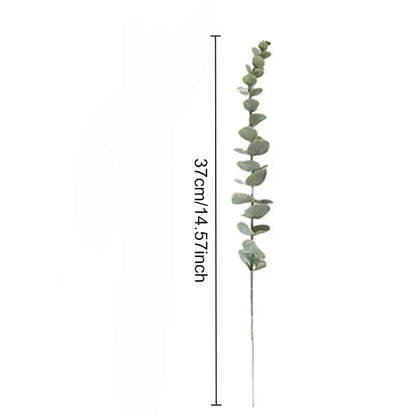 Artificial eucalyptus wall hanging decor 37cm in height for stylish home arrangements