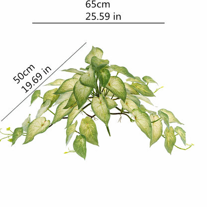Nutshell Artificial Vines Leaves in Green, 65cm long for home or office decoration